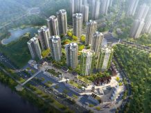 株洲-渌口区滨江国际项目位于青龙湾小镇伟人路奥莱营销会馆