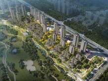 株洲-天元区长房湘江府项目位于株洲天元南衡山中路与神农大道交汇处