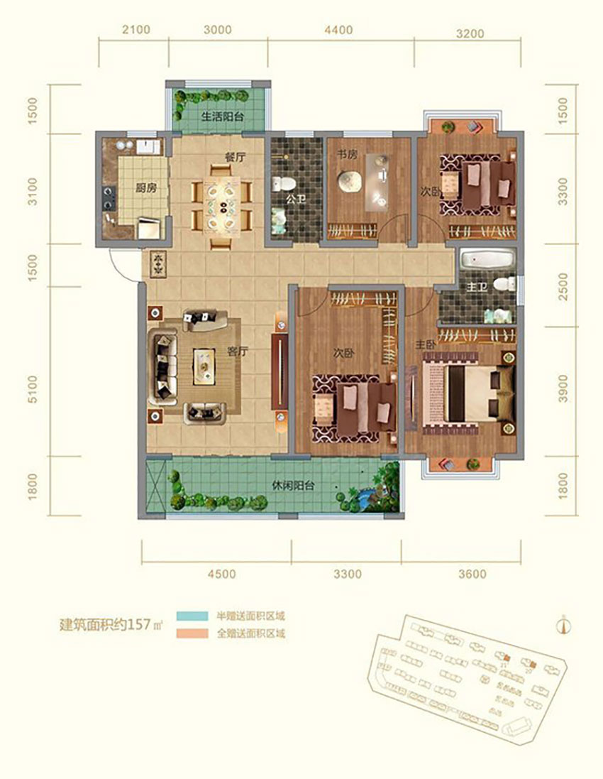 株洲石峰区盛世金龙湾为您提供该项目22#G2户型图片鉴赏