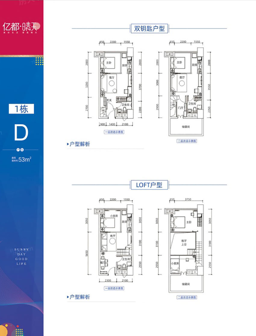 株洲石峰区云龙凤凰谷为您提供1#D户型图片详情鉴赏