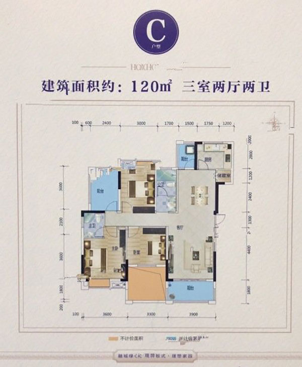 株洲石峰区天悦名都为您提供该项目C户型图片鉴赏