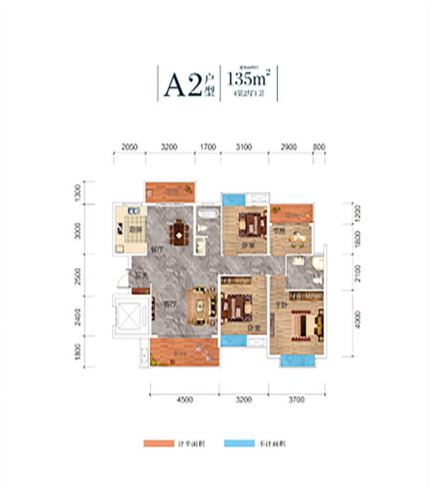 株洲石峰区云龙凤凰谷为您提供A2户型图片详情鉴赏