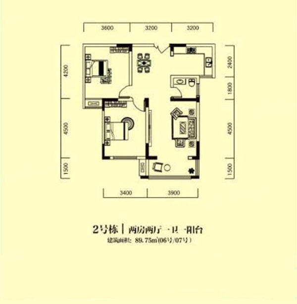株洲-茶陵县华城学府为您提供2#06/07户型图片详情鉴赏
