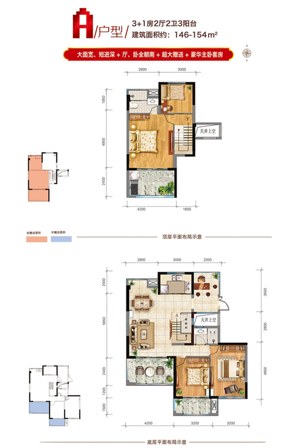 株洲天元区壹品熙园为您提供该项目复式A户型图片鉴赏