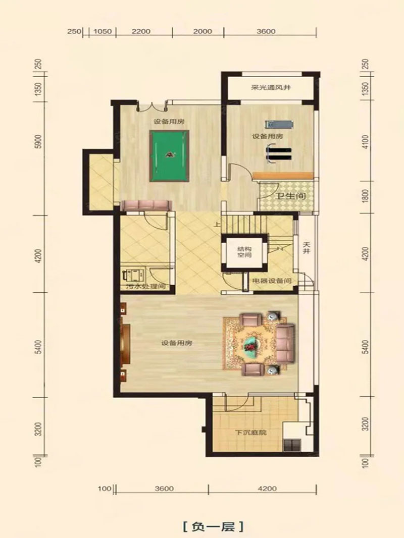 株洲荷塘区荣盛华府为您提供该项目I户型图片鉴赏