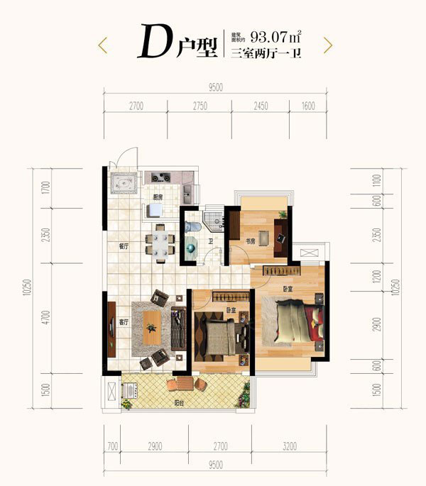 株洲荷塘区缤纷世家4期为您提供D户型图片详情鉴赏
