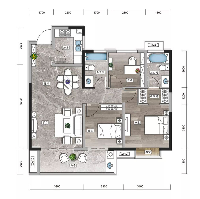 株洲芦淞区锦湘悦为您提供该项目锦绣户型图片鉴赏