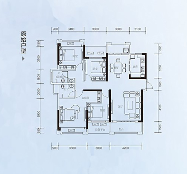 株洲-醴陵市旗滨玖玺为您提供D户型图片详情鉴赏