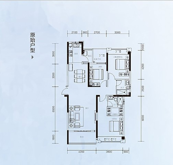 株洲-醴陵市旗滨玖玺为您提供F1户型图片详情鉴赏