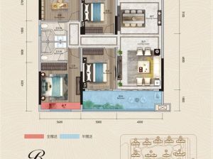 株洲-醴陵市爱琴海中央城为您提供B户型鉴赏