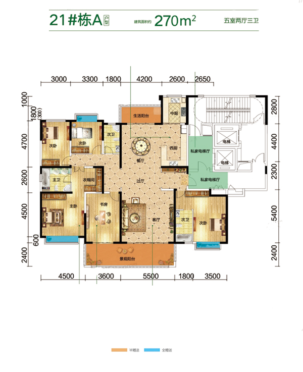 株洲-醴陵市金东陶子湖为您提供该项目21#A户型图片鉴赏