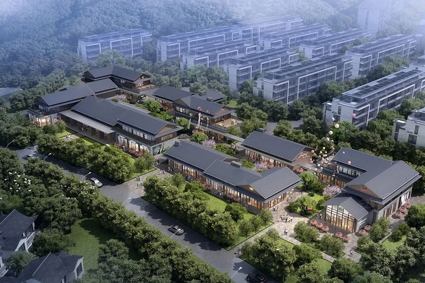 绿城云栖桃源项目位于云峰大道与创元路交汇处