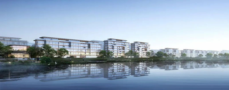 湖畔云庐项目位于天元区新丰路与新马西路交汇处（万丰湖游客中心旁）